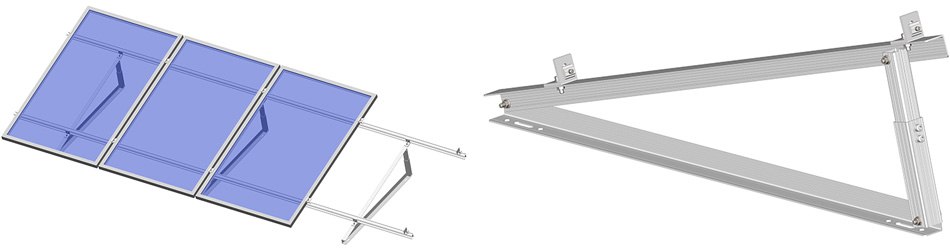système de montage solaire pour toit plat