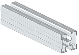 Rail G en aluminium pour montage sur le toit du panneau solaire