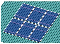 système de montage solaire pour toit plat