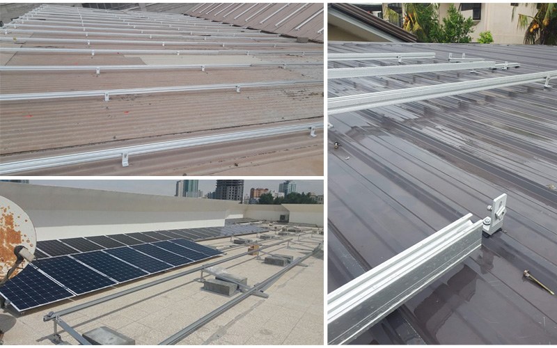 système de montage de toit solaire