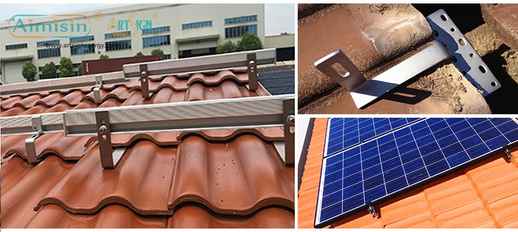 Système de montage solaire sur toit en tôle