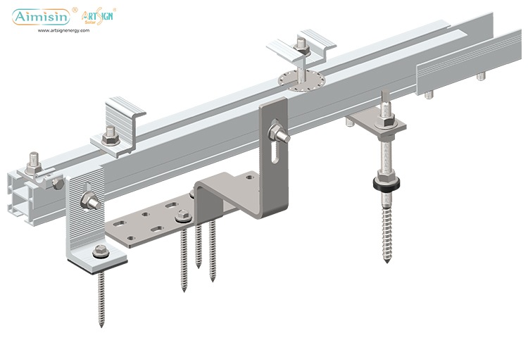 Fabricant de rails solaires de toit durables ART SIGN