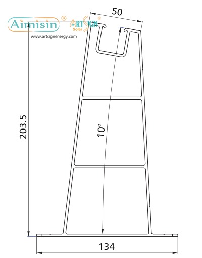 Dimension de la jambe arrière