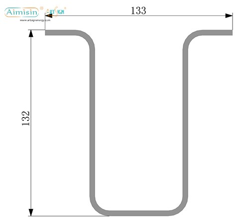 ART SIGN U133 Taille du pilier