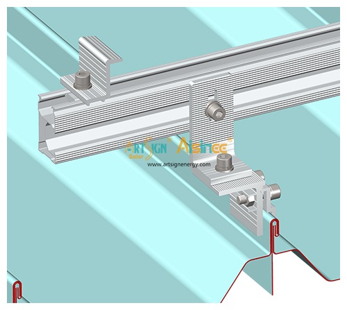ART SIGN standing seam solar mounts AS-ARH-31