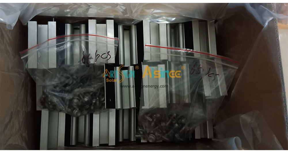 ART SIGN corrugated metal roof solar racking AS-ARH-28 package