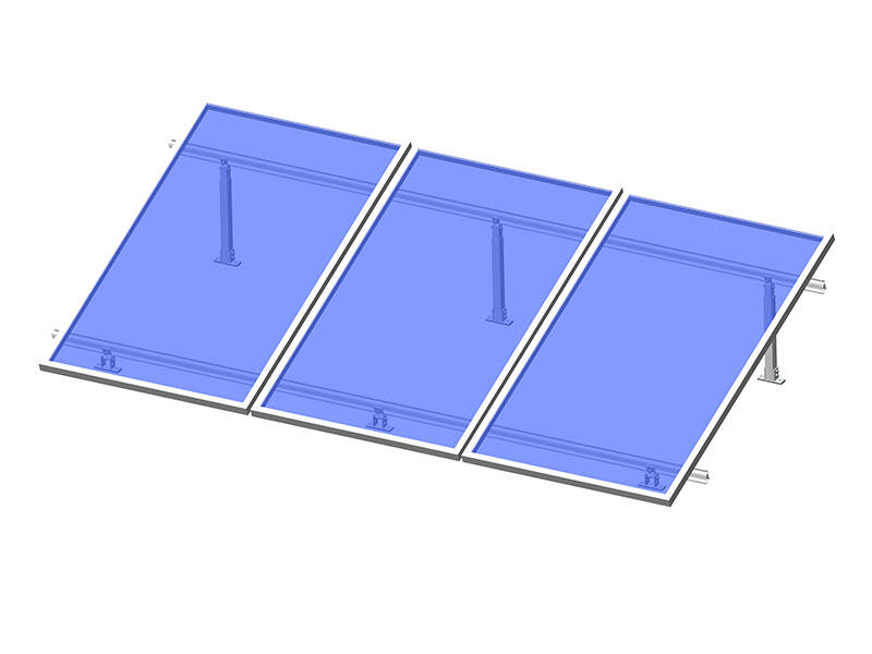 Panneau solaire pour toit plat système de fixation réglable en inclinaison kit 