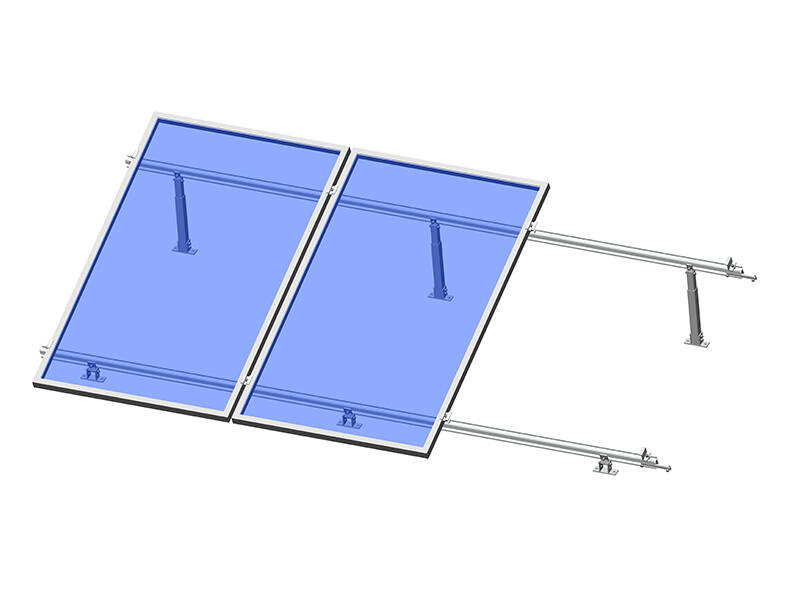 Panneau solaire pour toit plat système de fixation réglable en inclinaison kit 