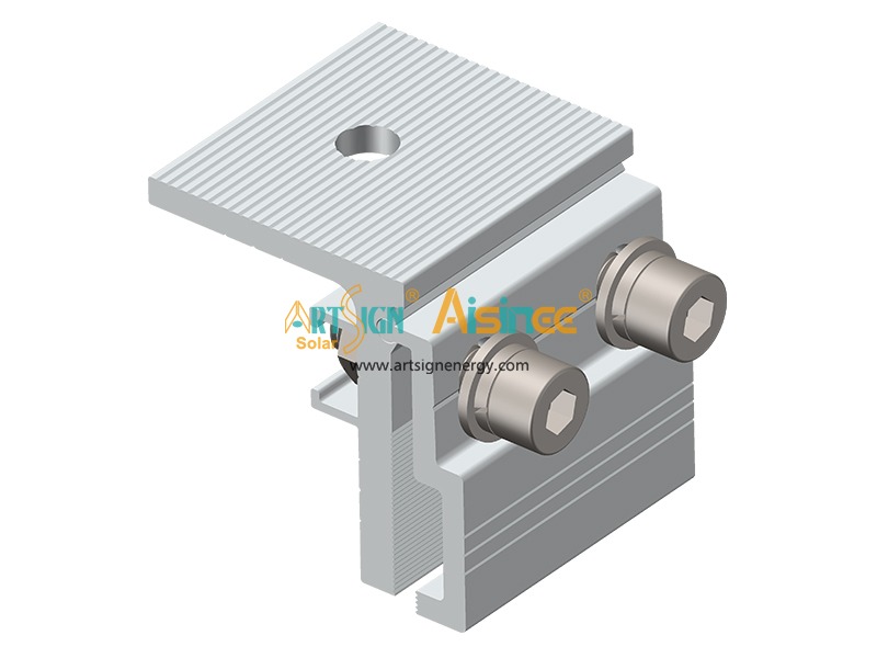 Collier de fixation pour toiture à joints debout en aluminium AS-ARH-31 | ART SIGN