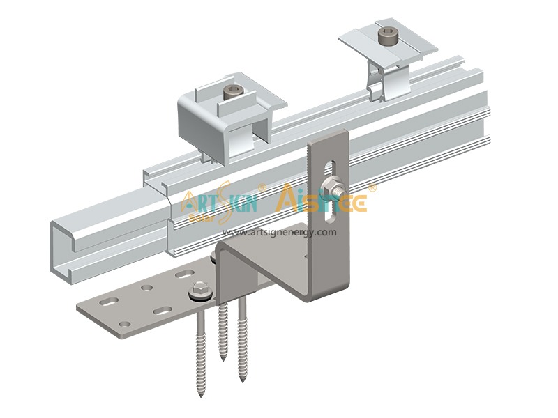 Kit de jonction C rail 01# pour montage sur rail solaire