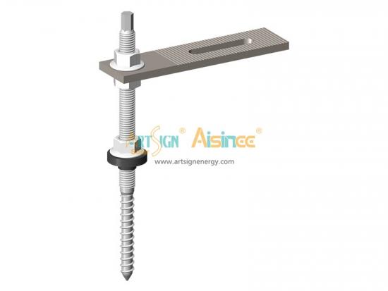 Solar mounting tile roof hook