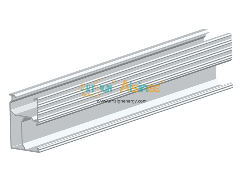 rails de montage pour toit de panneaux solaires en aluminium rail D 04#