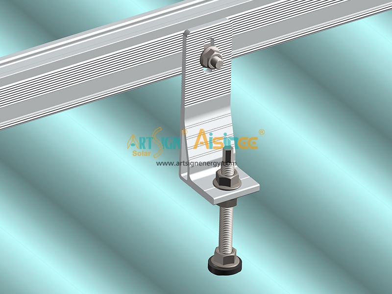 Crochet de toit pour panneau solaire en aluminium 125#