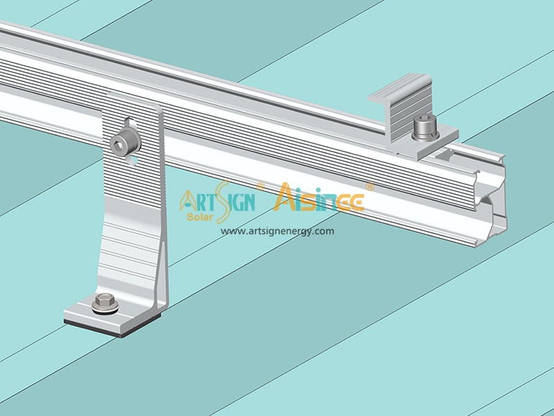 Crochet de toit pour panneau solaire en aluminium 125#