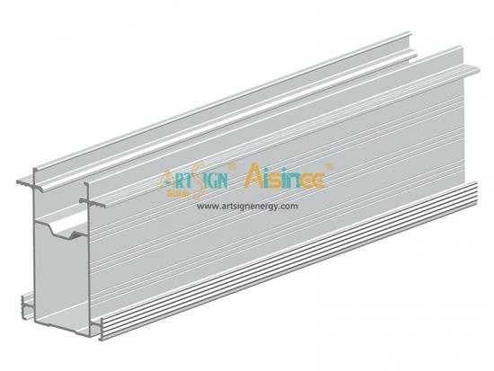 Solar panels railing