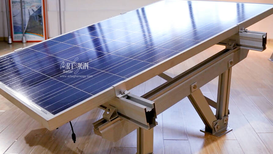 art SIGN ™ guide d'installation du système au sol des panneaux solaires