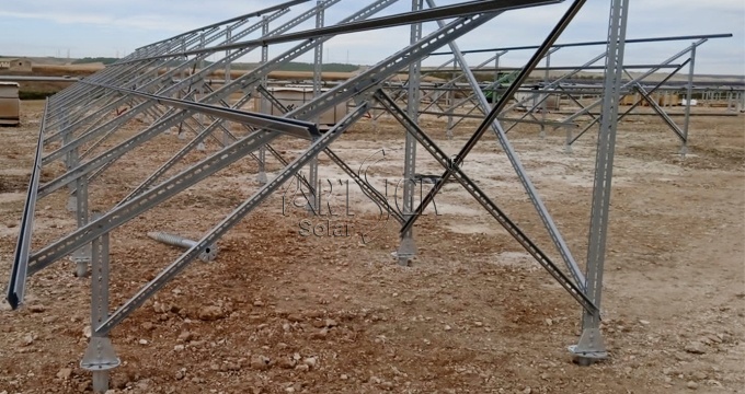 Système de montage au sol en zinc-aluminium-magnésium de 2 MW | Panneau d'affichage artistique