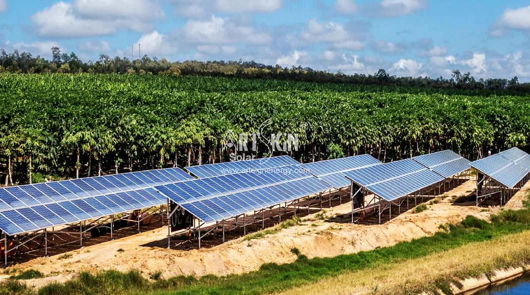 Système de montage au sol en aluminium de panneau solaire avec Australie Sure-patte Fondation. 