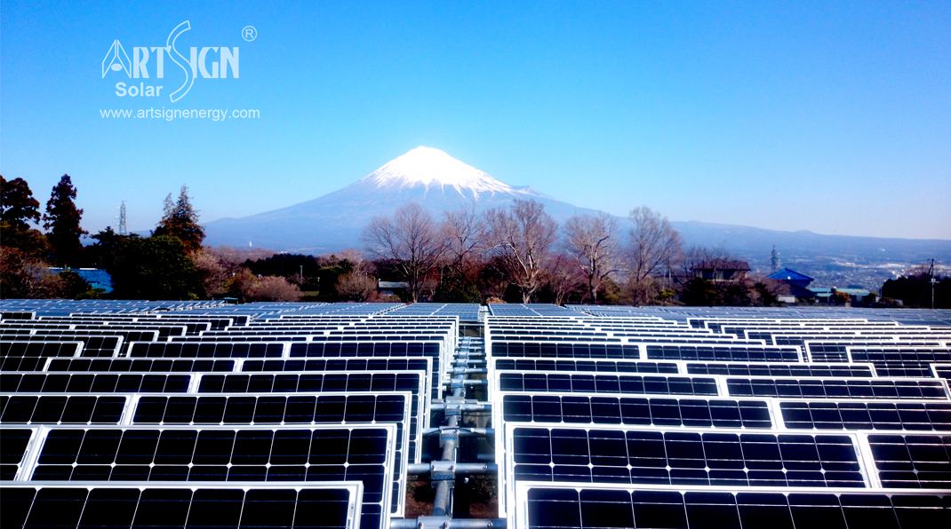 acier solaire agriculture / ferme Système de montage au sol au Japon