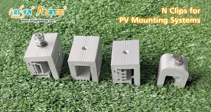 Clips en N pour systèmes de montage photovoltaïques | ArtSign