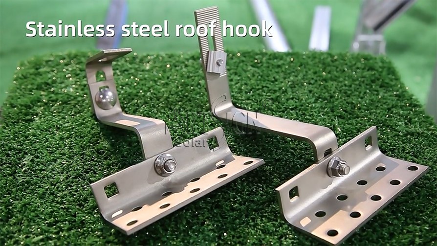 Système de fixation par crochet pour toit solaire